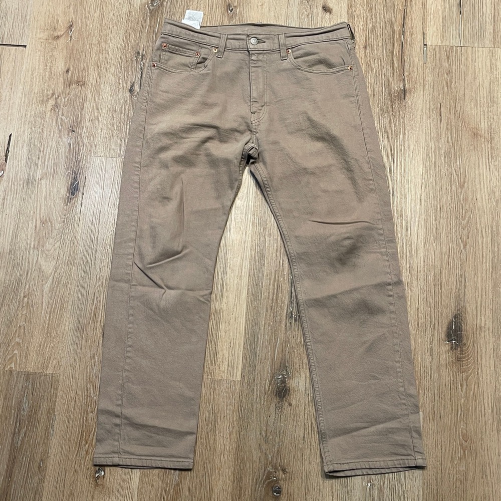 Levi 505 Tanned Tan Straight Fit Mens Jeans W32 L29 Mfg 2010 SEE ALL PHOTOS‎